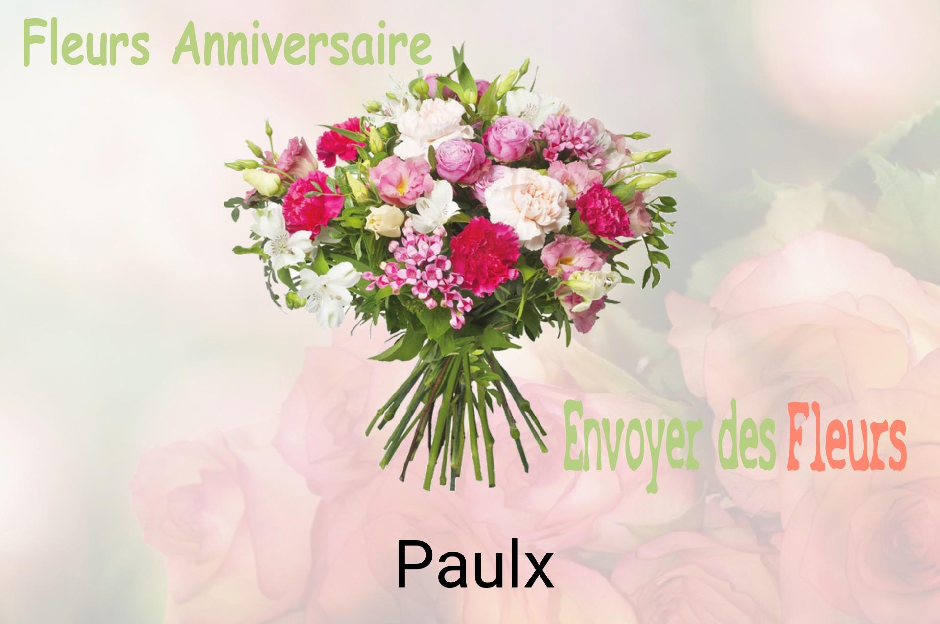 Bouquet de fleurs d’anniversaire livré à Paulx